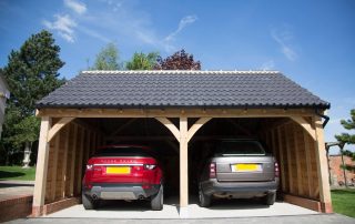 Two Bay Mulberry Oak Garage